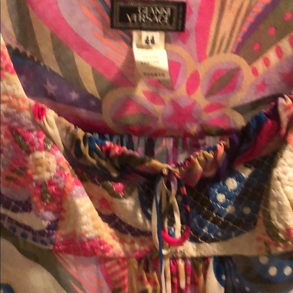 Vintage Gianni Versace ss 2002 Psychedelic runway blouse - Picture 6 of 6